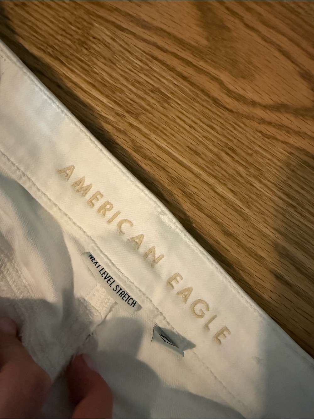 American Eagle Outfitters White Skinny Jeans - Picture 2 of 4